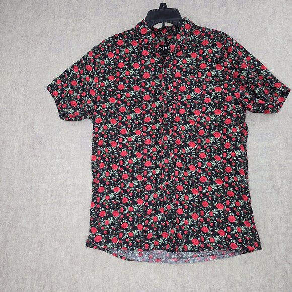 Empyre Mens Floral Button-Up Shirt Size M - Picture 1 of 7